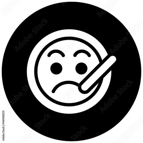 Face with Thermometer Icon