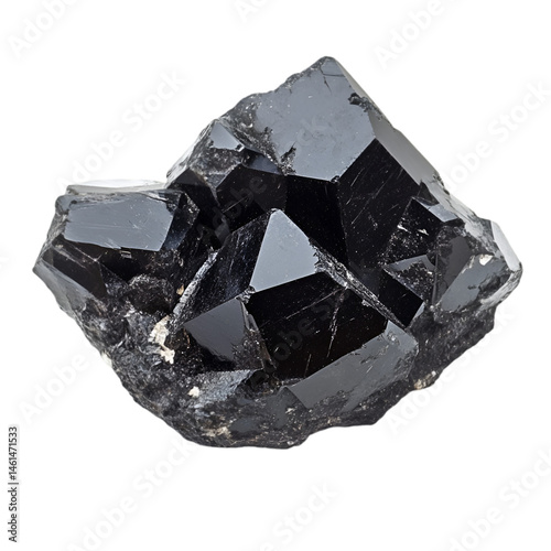 Black Quartz Crystal Cluster Natural Mineral Specimen