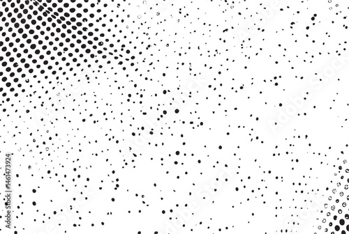 A vast textured expanse of scattered black dots against a white background.