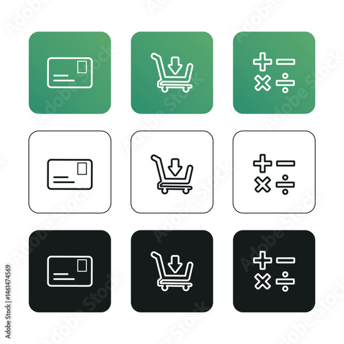 Vector financial business banking illustration