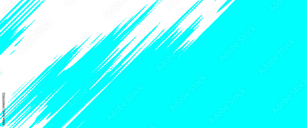 Vector abstract style blue paintbrush design banner templates