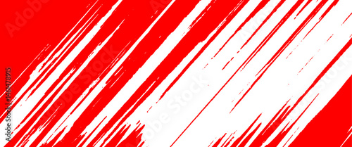 Obraz na płótnie Vector abstract style red paintbrush design banner templates w salonie