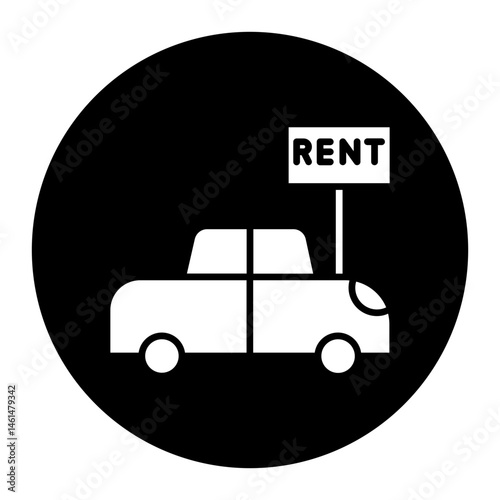 Rent Car Icon