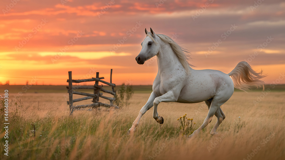 Obraz premium horse in the field