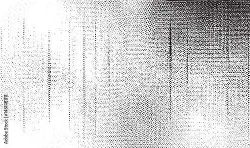 A grayscale gradient transitions from textured white to dark black creating a dynamic and abstract