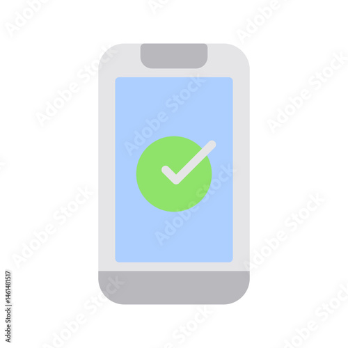 Cell Phone icon vector image. Suitable for mobile apps, web apps and print media.