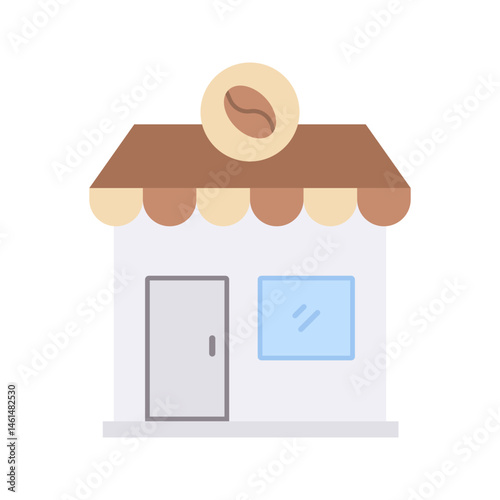 Coffee Shop icon vector image. Suitable for mobile apps, web apps and print media.