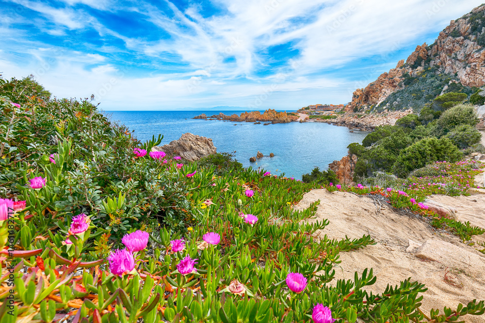 Unbelivable view of popular travel destination Costa Paradiso.