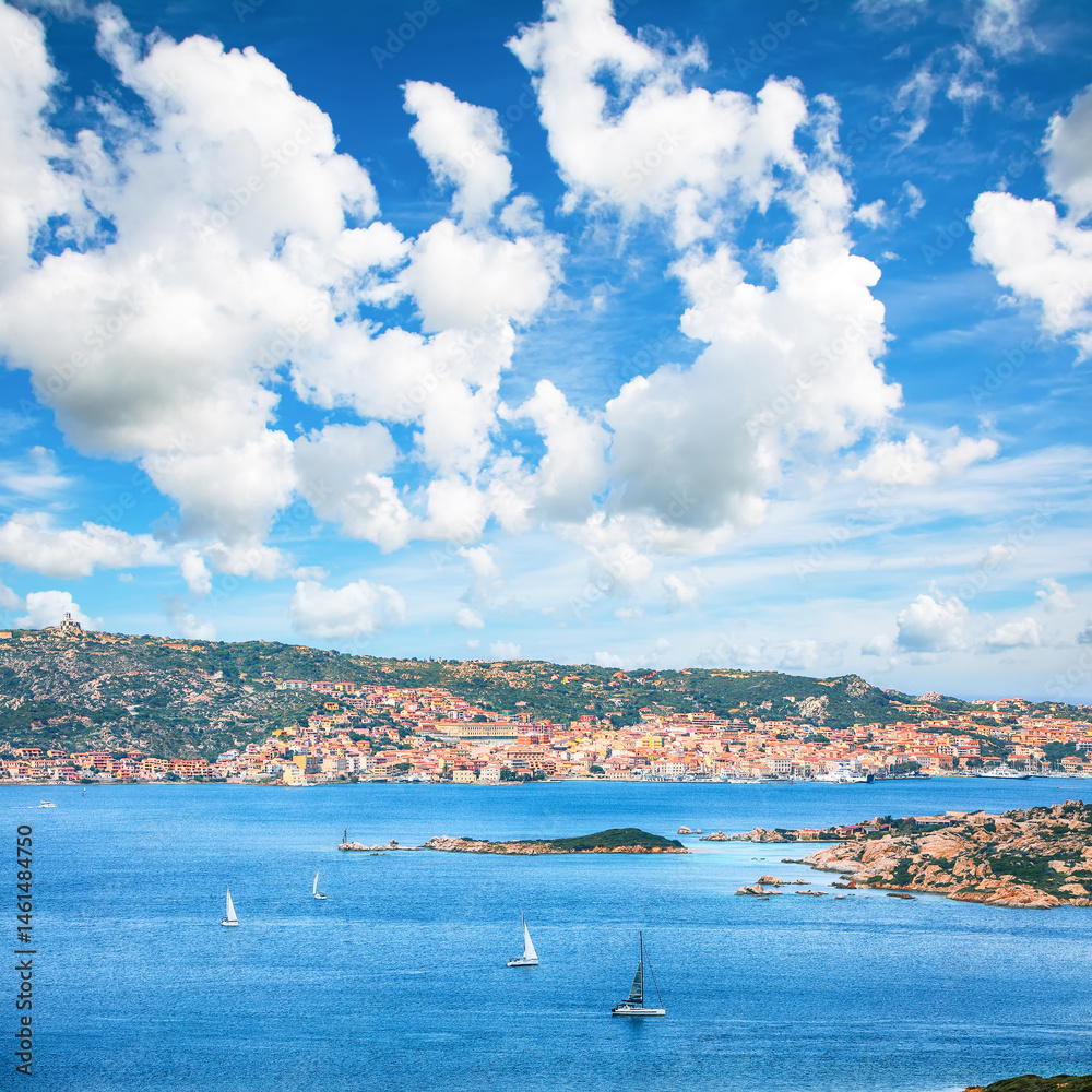 Unbelivable view on Santo Stefano and La Maddalena islands from Palau
