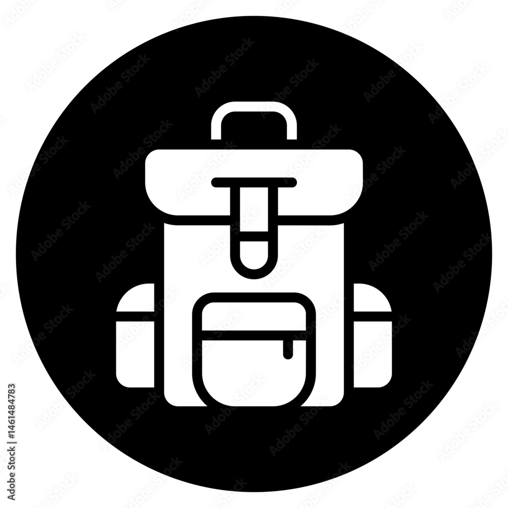 Army Backpack Icon Army Backpack Icon