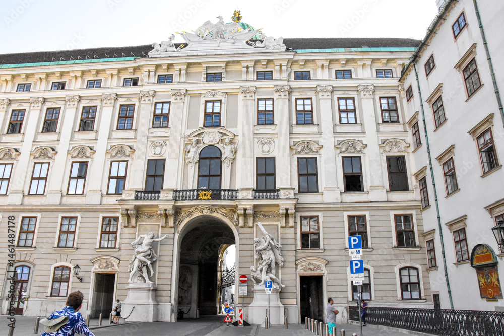 Naklejka premium Austria. Vienna. Hofburg Palace. Buildings 