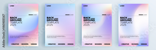 Modern abstract covers set, minimal covers design. Colorful geometric background, vector illustration.