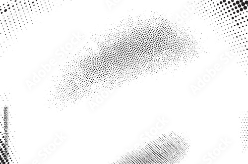 A large textured cloud of white dots dominates the 's space.