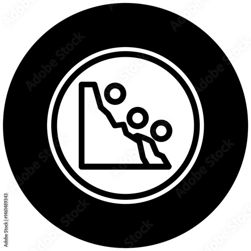 Falling Rocks Icon