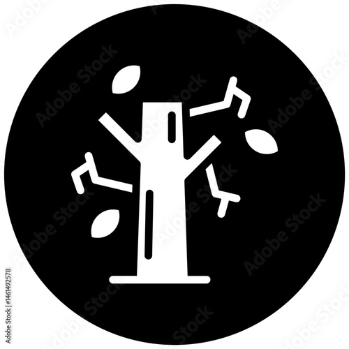 Deciduous Tree Vector Icon