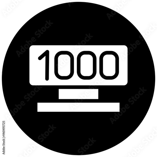 Taxi Meter Vector Icon