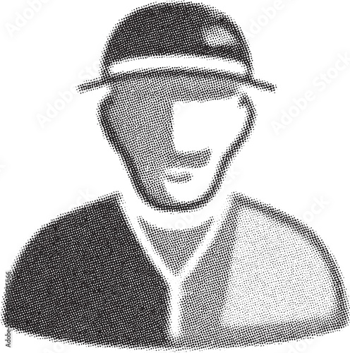 A man wearing a bowler hat gazes thoughtfully into the distance.