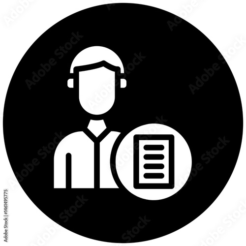Legal Advisor Vector Icon