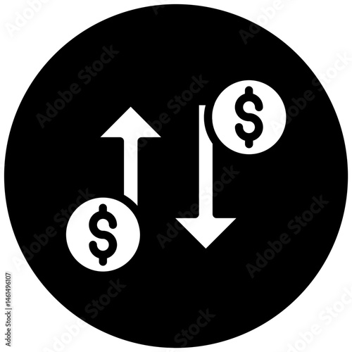 Fluctuate Vector Icon