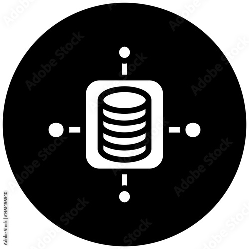 Data Aggregation Vector Icon