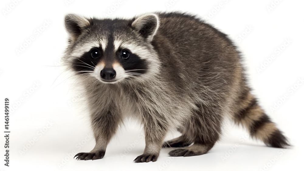 Obraz premium Raccoon Looking at Camera. 