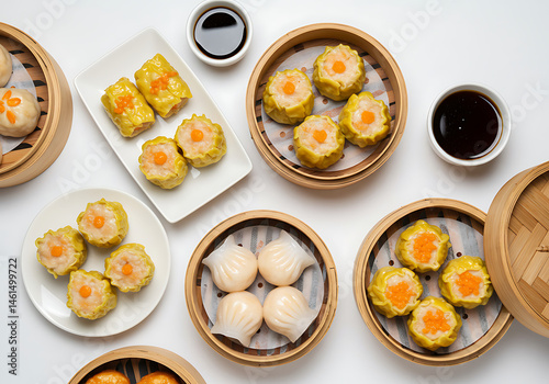 Delicious Dim Sum: Authentic Chinese Cuisine Food Photography