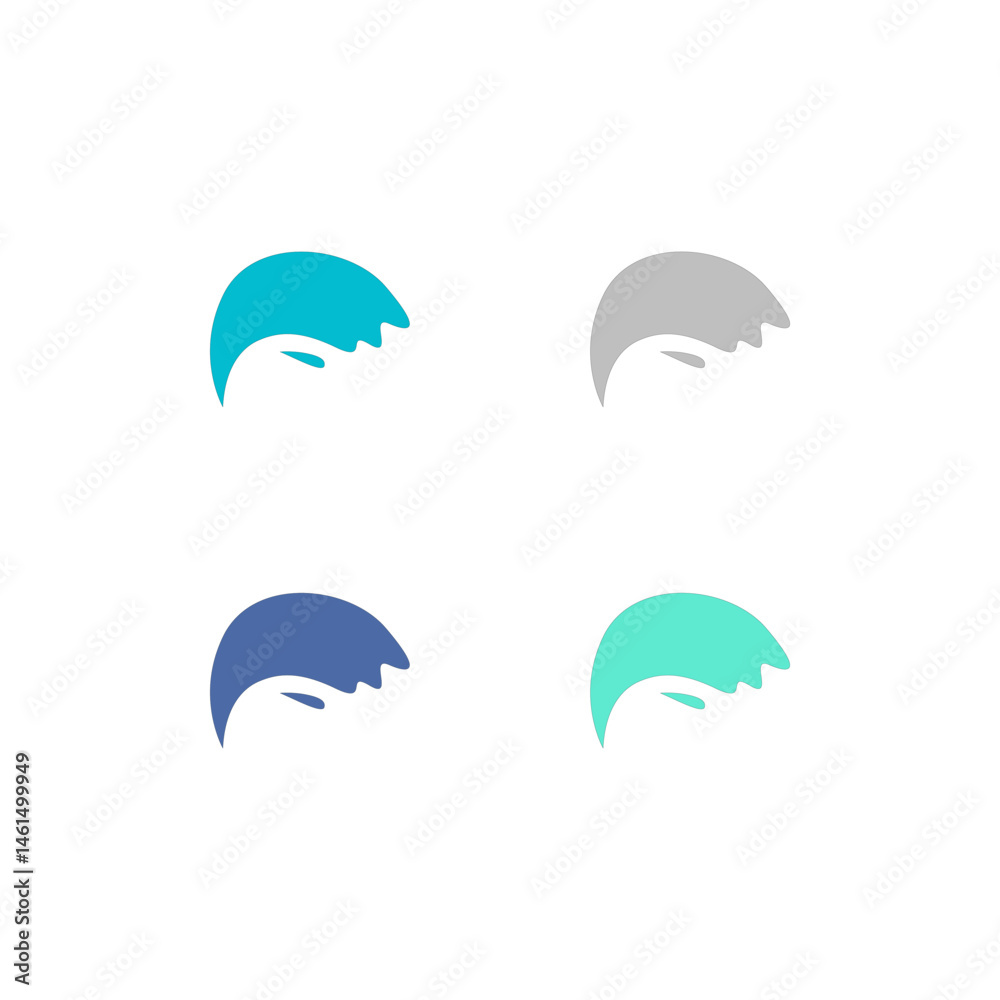 Naklejka premium WATER DROP SIGN SYMBOL LOGO VECTOR