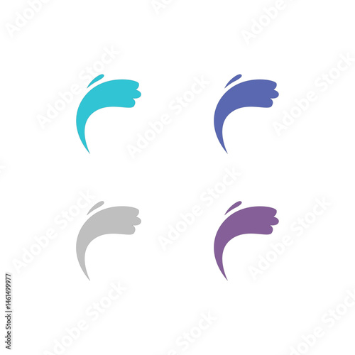 Water Splash Sign Symbol Logo Vector isolated on White