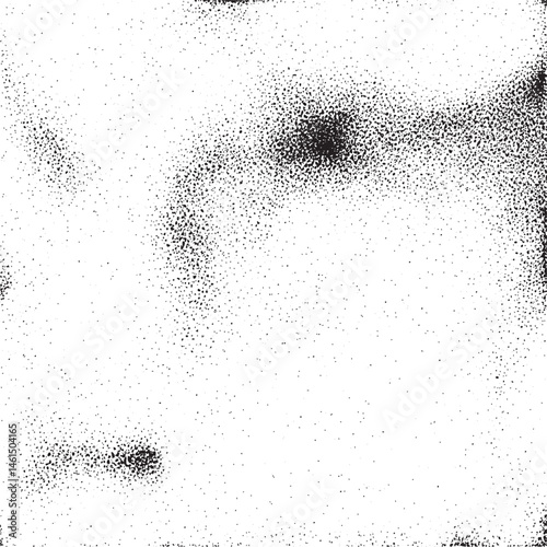 A dense field of small white dots creates an abstract textured surface.