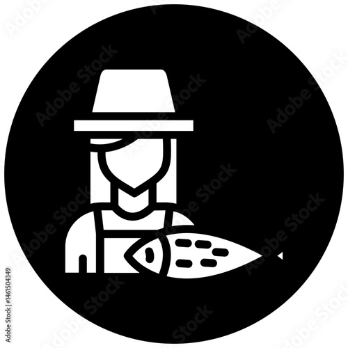 Fisherwoman Icon