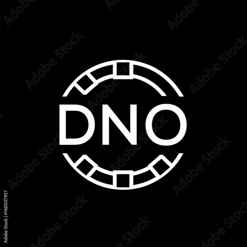 WebDNO letter logo. DNO blue image on white background. DNO Monogram logo design for entrepreneur and business. DNO best icon.
