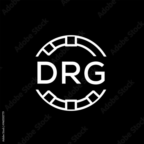 WebDRG letter logo. DRG blue image on white background. DRG Monogram logo design for entrepreneur and business. DRG best icon.
