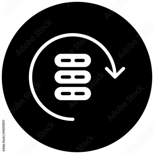 Network Data Backup Icon