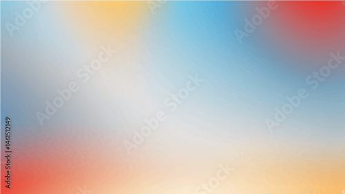 Abstract sky blue white and gray ,  yellow red blue orange color  Gradient Background.