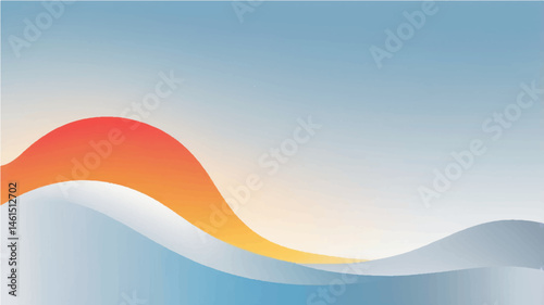 Abstract sky blue white and gray ,  yellow red blue orange color  Gradient Background.