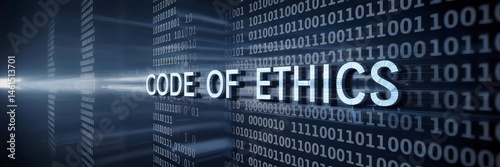 Beam of light cutting through binary fog revealing 