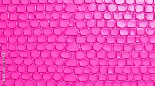 A close up of a vibrant pink textured surface with rounded square shapes arranged in a repeating pattern