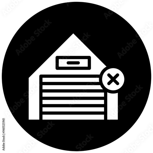 Warehouse Closed Icon
