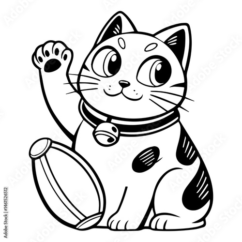 The Lucky Beckoning Cat: Maneki-neko