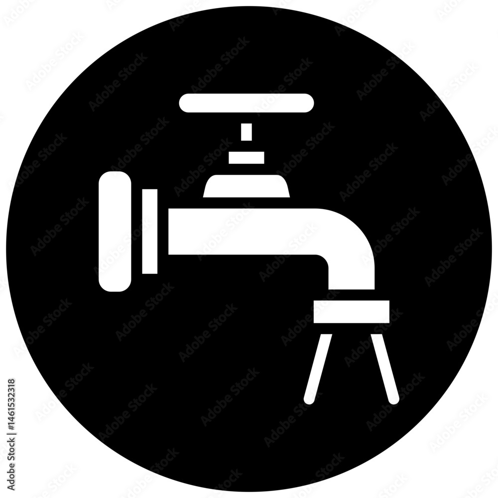 Obraz premium Faucet Icon
