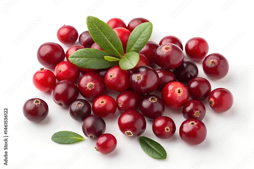 A ripe red currant berry, a healthy and juicy fruit, isolated on a fresh white background A ripe red currant berry, a healthy and juicy fruit, isolated on a fresh white background