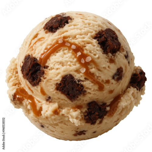 Delicious sea salt caramel brownie dessert bakery png transparent sweet treats