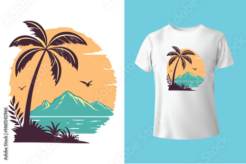 Ice cream love club graphic print t-shirt, apparel, posters, background, Retro ice cream hand-drawn vector art, Enjoy summer with sweet ice cream. Summer graphic t shirt design