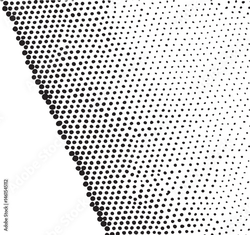 A stark geometric gradient transitions from black to white across a textured surface.