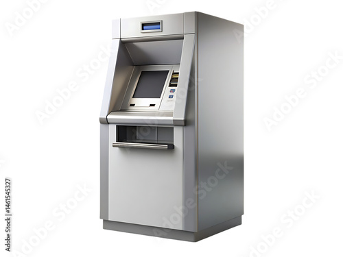 Modern ATM Machine: High-Resolution Stock Photo for Banking and Finance photo