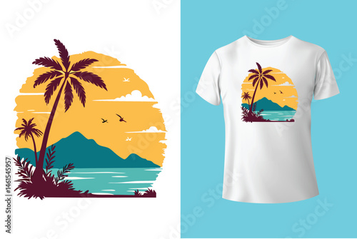 Summer is my home-Summer T-Shirt Design