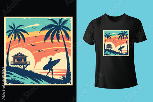 Summer is my home-Summer T-Shirt Design