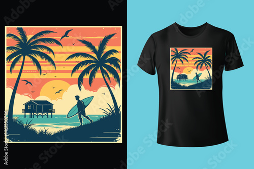 Summer is my home-Summer T-Shirt Design
