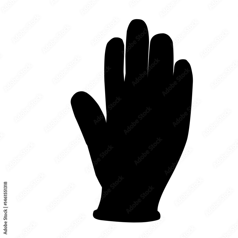 Obraz premium Rubber Glove Silhouette 
