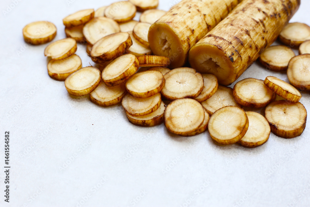 Fototapeta premium Fresh burdock roots or gobo roots